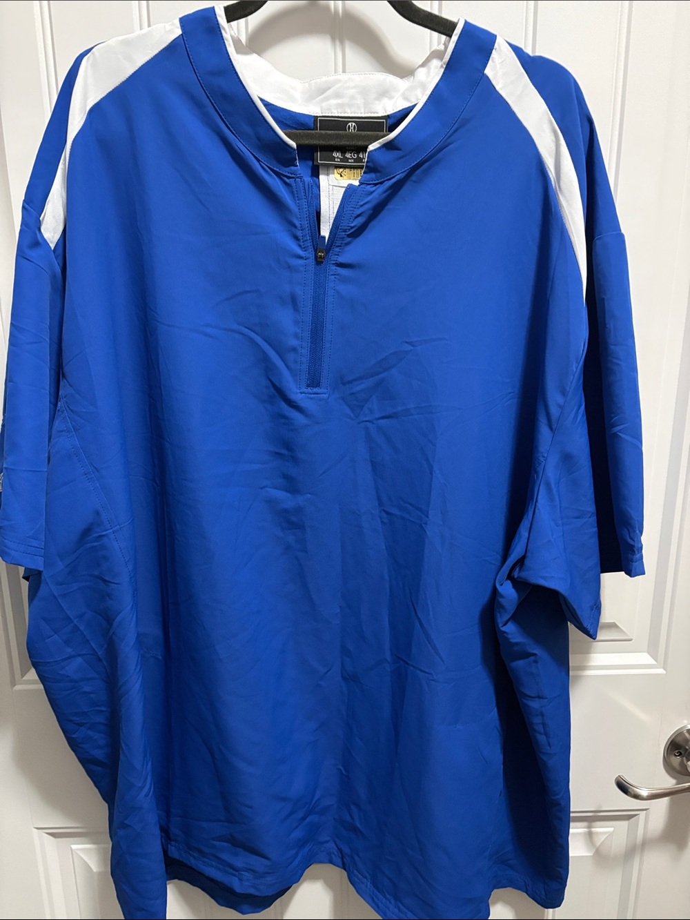 Holloway Men’s 4XL Blue White Pullover Windbreaker Heiskell & Co